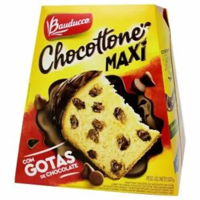 Chocottone Maxi Chocolate Bauducco - 500g | R$ 10