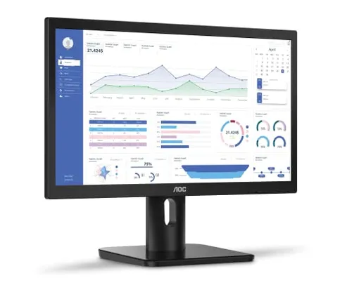 AOC MONITOR 19.5 LED WIDE SERIE E 20E1H VGA/HDMI PRETO