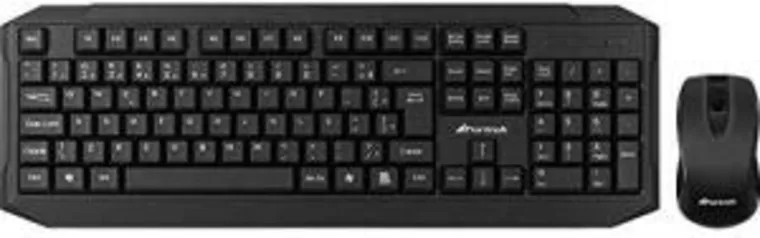 Kit Teclado e Mouse Sem Fio Wireless 2.4 GHz Fortrek WCF101 | R$107