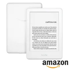 Amazon Kindle 10ª Geração com 6”, 8GB com Iluminação, Branco | R$ 283