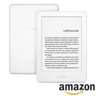 Amazon Kindle 10ª Geração com 6”, 8GB com Iluminação, Branco | R$ 283