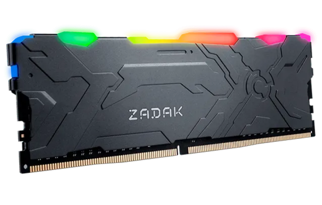 Memória DDR4 Zadak MOAB, RGB, 8GB, 3000MHz, ZD4-MO130C08-08GYG1