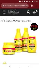 Promoção Forever Liss... Até 80% off