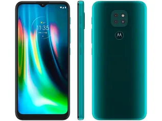 Moto G9 Play 64GB Verde - Turquesa 4GB RAM 6,5” Câm. Tripla + Selfie 8MP R$989