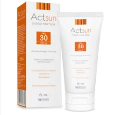 Actsun Protetor Solar Facial Fps30 60ml