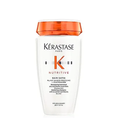 [REC] Kérastase Shampoo Nutritive Bain Satin, Shampoo Hidratante, Para Cabelos Secos e Ressecados, Nutrição Intensa, 250ml