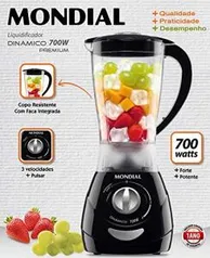 [Prime] Liquidificador Power Dinâmico 700W, Mondial, L-35, 220V