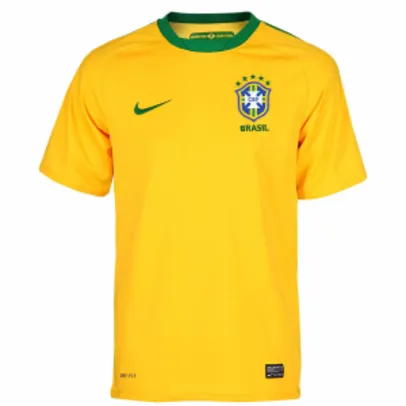 Camisa Nike Brasil CBF Torcida 2014 - Masc/Poliéster - só R$ 59,90