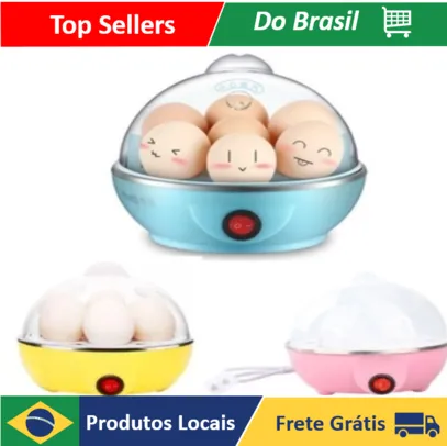 [R$ 28 C. NOVA] Cozedor Ovo Elétrico Máquina De Cozinhar A Vapor Egg Cooker