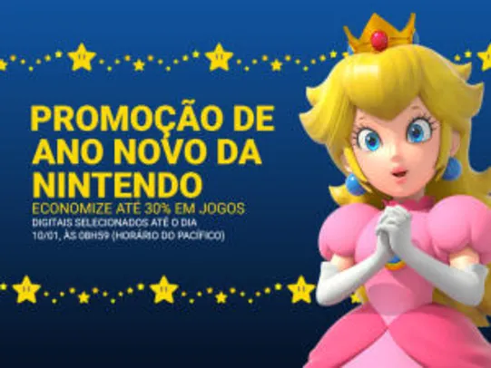 Nintendo E-shop Brasil - Promoção Ano Novo