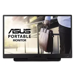 Monitor Asus ZenScreen LED 15.6'' HD TN Portátil Ultrafino USB 3.0 Preto - MB165B