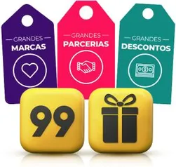 Use a 99 e ganhe descontos em grandes Marcas