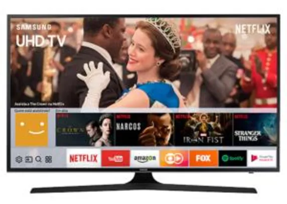 Smart TV LED 43" Samsung 4K 43MU6100 UHD HDR Premium - R$1.804,00