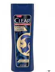 CLEAR MEN SHAMPOO ANTICASPA CABELO & BARBA 200ML