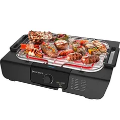 Churrasqueira Elétrica Cadence Grill Menu, 110V, Preto, GRL810