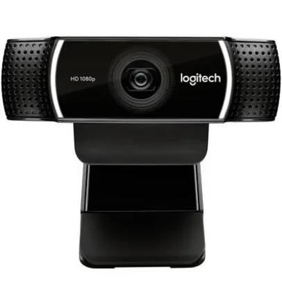 Webcam Full HD Logitech C922 Pro Stream com Microfone Embutido, USB, 1080p e | R$ 500