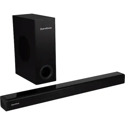 Soundbar Gradiente Home Cinema Emotion 2.1 Canais Preto GSB6M - Bivolt