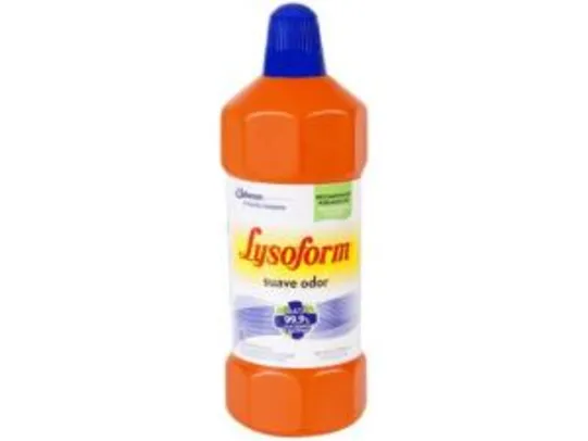 (Magalu Pay + Club da Lu R$5) Desinfetante Lysoform Bruto Suave Odor - 1L R$9