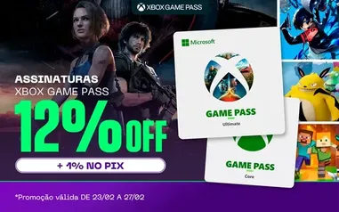 12 Meses - Game Pass Core