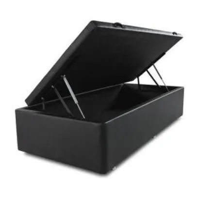 Cama Box Baú Resistente Premium Courano Preto BF Colchões R$593