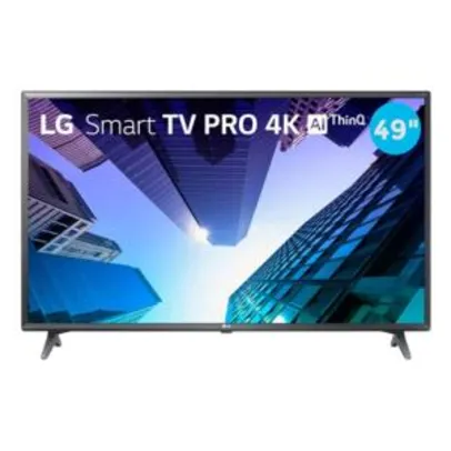 Smart TV LED 49" LG PRO ThinQ AI 4K 120HZ 49UM731C | R$1.763