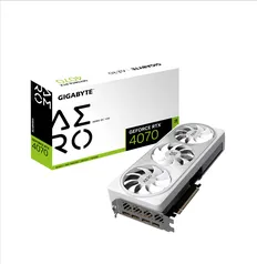 Placa de Vídeo Gigabyte NVIDIA GeForce RTX 4070 Aero OC V2 White, 12GB, GDDR6X