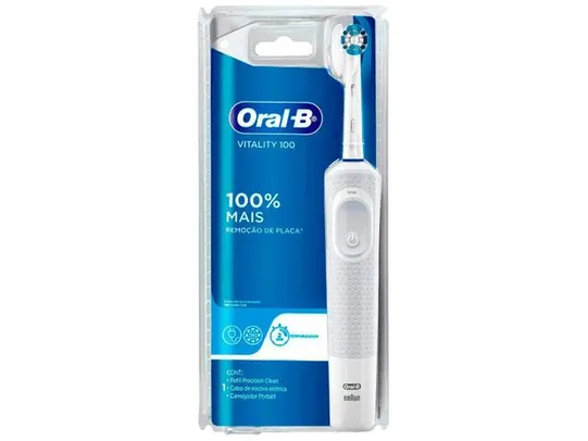 Escova elétrica Oral B Vitality | R$95