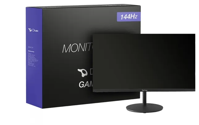 Monitor Gamer Duex, 24 Pol, Full HD, IPS, 144Hz, 1ms, HDMI/DP, DX240ZG