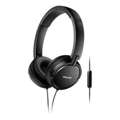 Fone de Ouvido Philips SHL5005/00 com Microfone - Preto