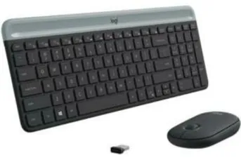 Teclado e Mouse Logitech MK470 Slim Ultrafino, Teclas Silenciosas