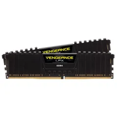 Memória Corsair Vengeance LPX 32GB (2x16GB) 2400Mhz DDR4 C16 Black - CMK32GX4M2A2400C16