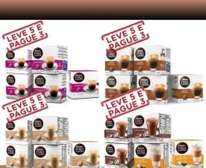 Combo de Bebidas Dolce Gusto -  Leve 5, Pague 3 R$66