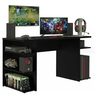 Mesa Para Computador Gamer Madesa 9409 - Preto | R$270