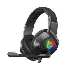 Fone de Ouvido Headset Gamer Onikuma K19 RGB Preto | R$109