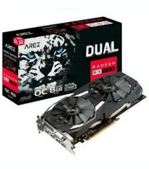 Placa de Vídeo Asus Arez Dual AMD Radeon RX 580 OC Edition, 8GB, GDDR5 | R$1.129