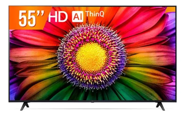 Saindo por R$ 2249: Smart Tv Led 55  Uhd 4k LG 55ur871c0sa Thinq Ai 3 Hdmi 2 Usb | Pelando