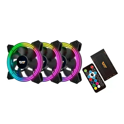 KIT VENTOINHAS AIGO DARKFLASH CF11 PRO 3IN1 ARGB 3X120MM