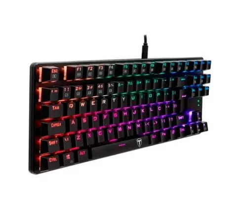 [4 anos garantia] Teclado Mecanico Gamer T-Dagger Bora RGB, Switch Red