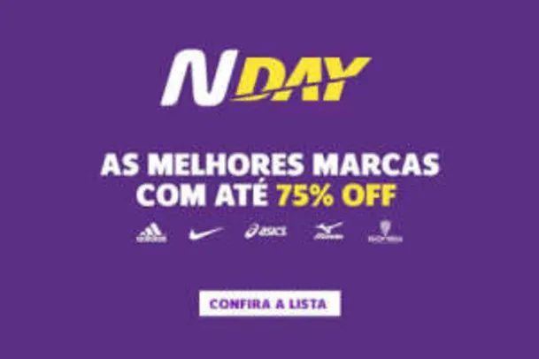 Começou o NDAY na Netshoes, todos os produtos do link abaixo com no minimo 50% OFF