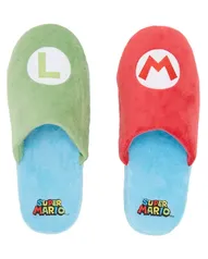 [TAM 41-42] Pantufa Masculina Slipper Multicor Mario