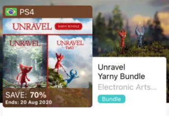 [PS Store] Unravel - Conjunto INCRÍVEL