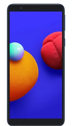 Smartphone Samsung Galaxy A01 Core Dual Chip Android 10 Tela 5.3" 32GB Câmera 8MP - Azul