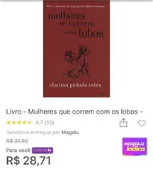 Livro - Mulheres que correm com os lobos