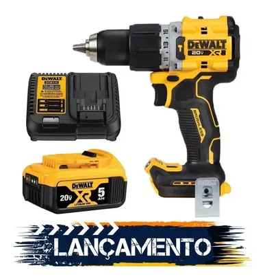 Furadeira/Parafus Impacto Dewalt DCD805 com bateria 5ah e carregador