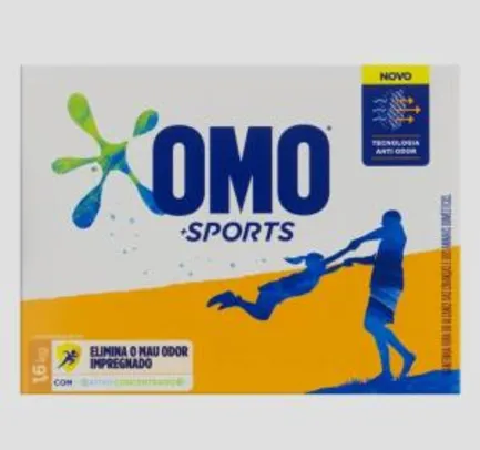 Sabão em pó Omo Sports caixa 1.6 kg | R$12