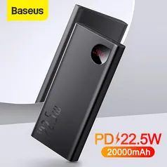  Carregador Portátil (Power Bank) Baseus PD 22.5W 20.000mAh