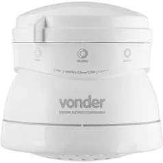 Banho quente , Vonder, Ducha 3 Temperaturas, 4.400 W, 220 V~, Branca.