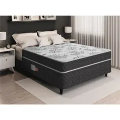 [APP / AME R$264] Cama Box Conjugada Ortopédica Viúva D26 - Lucas Home - Unique 128x188x52cm