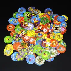 (Taxa Inclusa) 30unid - Coleção Pokemon Tap, Iniciante, Iniciante, Ronda, Pikachu, Pogs, Cheetos, Chipitaps, 1ª, 2ª Edição, 