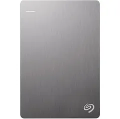 HD Externo Slim Seagate Backup Plus 2TB Preto/Prata